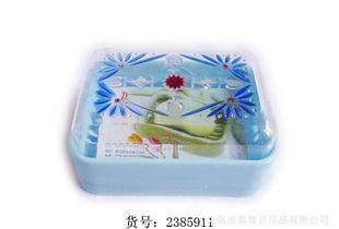 義烏欣怡日用百貨 長方形塑料衛(wèi)浴肥皂盒集智熱賣